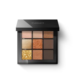 KIKO Milano Glamour Multi Finish Eyeshadow Palette 01 Earth Tones Clearance